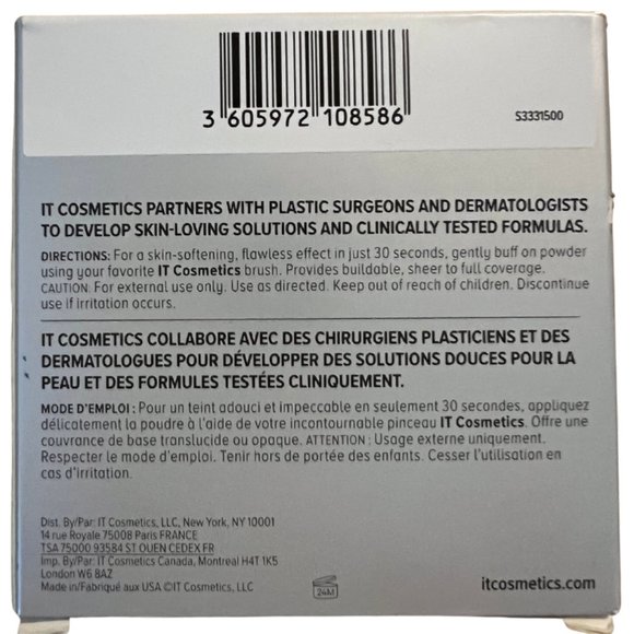 It Cosmetics Your Skin But Better CC+ Airbrush Perfecting Powder, Medium - Picture 2 of 4